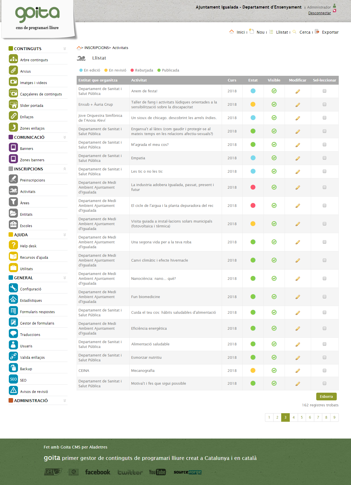 Aire Igualada  -Backend